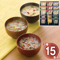 くらすわ 和養生にゅうめん3種と五養粥3種 15食セット WGK-50 1223-033 / 常温 送料無料 セット