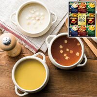 味の素 クノール プレミアムスープギフト（贅沢野菜北海道スイートコーン2袋入・ギフトレシピ3袋入(クリーミーポタージュ・オニオンスープ・栗かぼちゃのポタージュ)各2箱） KPZ-30V 1223-057 / 常温 送料無料 スープ セット