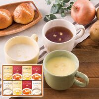 あったかスープの詰合せ（コーンポタージュ(15g×3袋)・オニオンコンソメ(7g×3袋)各3個・クリーミーポタージュ(15g×3袋)2個） HY-CO 1224-047 / 常温 送料無料 スープ セット