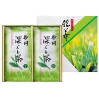 静岡銘茶 深むし茶（煎茶80g×1、煎茶(清緑)80g×1） / 緑茶 お茶 常温 送料無料