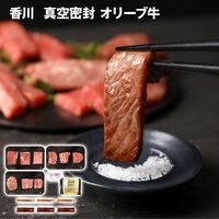 香川 真空密封 オリーブ牛8種焼肉＆ハンバーグセット / 冷凍 送料無料
