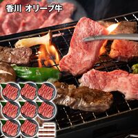 香川 オリーブ牛メガ盛りバラ焼肉 250g×8 / 冷凍 送料無料