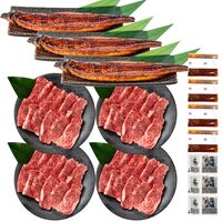 香川 オリーブ牛バラ焼肉＆うなぎ蒲焼セット（バラ250g×4、蒲焼140g×3本） / 冷凍 送料無料
