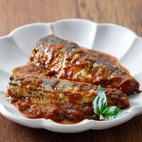 【倉入れ】MIKURIYA いわしトマトバジル （ケース入数：18, ロット：1） / 常温 送料無料