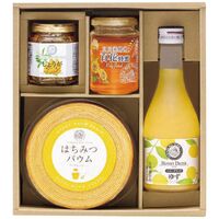 山田養蜂場 プレミアムスイーツギフト PSH-50 1232-056 / 常温 送料無料 セット はちみつ 蜂蜜 バウムクーヘン