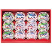 はごろもフーズ シーチキンギフト（オイル不使用Lフレーク・Lフレーク・食塩不使用マイルド・マイルド各2缶・オイル不使用マイルド4缶） SET-30B 1238-022 / 常温 送料無料 セット