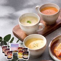 ＪＡふらの 富良野ポタージュセットA(コーン・アスパラガス各2個・人参と玉ねぎ3個) FPS-A 1243-047 / 常温 送料無料 セット スープ 北海道