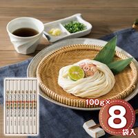 寛文五年堂 いなにわ手綯うどん 100g×8袋 GTS-40 1245-027 / 常温 送料無料 セット