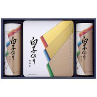 白子のり のり詰合せ（味のり(8切5枚12袋)・焼のり(板のり5枚3袋)・焼のり(8切5枚12袋)各1缶） SA-500 1248-047 / 常温 送料無料 セット