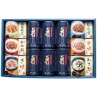 大森屋 卓上のり・お茶漬・ふりかけ詰合せ（味付のり(10切32枚)6個・ふりかけ(緑黄野菜・かつお・さけ・しらす各10袋1箱)・茶漬(さけ6袋・わさび6袋各1箱)） NTF-50G 1251-044 / 常温 送料無料 セット