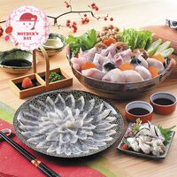 【母の日】 とらふぐフルコース D-100F 1851-046 【二重包装不可】《お届け期間：2026年5月8日～2026年5月10日》 / 冷凍 送料無料 セット ギフト ふぐ フグ