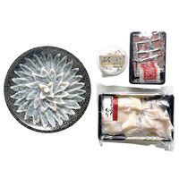 【母の日】 とらふぐフルコース D-100F 1851-046 【二重包装不可】《お届け期間：2026年5月8日～2026年5月10日》 / 冷凍 送料無料 セット ギフト ふぐ フグ