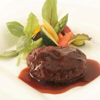 【母の日】 レストラン牛乃匠  神戸ビーフハンバーグ 5個 2614-55 1852-478 【二重包装不可】《お届け期間：2026年5月8日～2026年5月10日》 / 冷凍 送料無料 セット ギフト 神戸ビーフ ハンバーグ