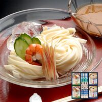 【上代厳守】涼味詰合せ PE-30 / 常温 送料無料 半生麺 乾麺 うどん そうめん きしめん セット 名古屋