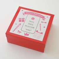 【祝！誕生日】鬼盛りフルーツタルト 4号 誕生日バージョン / 冷凍 送料無料 タルト ケーキ スイーツ ギフト プレゼント