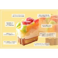 【祝！誕生日】鬼盛りフルーツタルト 4号 誕生日バージョン / 冷凍 送料無料 タルト ケーキ スイーツ ギフト プレゼント