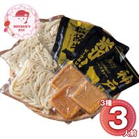 【母の日】 ブランド和牛カレー×讃岐うどん 3人前 5677-35c 1852-733 【二重包装不可】《お届け期間：2026年5月8日～2026年5月10日》 / 常温 送料無料 セット ギフト 神戸牛 松阪牛 米沢牛 カレー うどん
