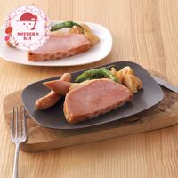 【母の日】 三田屋本店ロースハム詰合せ（サーロインハムステーキ×2、粗挽きフランク、ポークソーセージ） SBY-3 1853-331 【二重包装不可】《お届け期間：2026年5月8日～2026年5月10日》 / 冷蔵 送料無料 セット ギフト