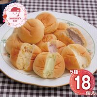 【母の日】 ミニくりーむパン大容量セット C098 1853-583 【二重包装不可】《お届け期間：2026年5月8日～2026年5月10日》 / 冷凍 送料無料 セット ギフト クリームパン