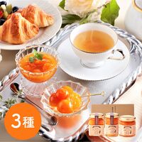 薩摩金柑物語3個入（金柑ジャム、金柑コンポート、金柑しょうが茶×各1個） / 常温 送料無料 ギフト ジャム マーマレード コンポート きんかん