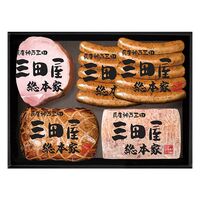 【父の日】 ハム詰合せ（ロースハム、モモハム、ミートローフ、チューリンガーウインナー×2） KS-80 1855-703 【二重包装不可】《お届け期間：2026年6月19日～2026年6月21日》 / 冷蔵 送料無料 セット ギフト ロースハム