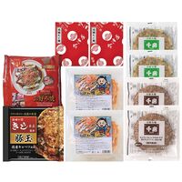 【父の日】 お好み焼きたこ焼きセット＜10食＞ 6605-100 1856-426 【二重包装不可】《お届け期間：2026年6月19日～2026年6月21日》 / 冷凍 送料無料 セット ギフト お好み焼き たこ焼き 粉もん