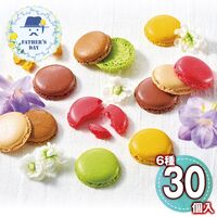 【父の日】 マカロンラスク(30枚入） MRU30 1857-175 【二重包装不可】《お届け期間：2026年6月19日～2026年6月21日》 / 常温 送料無料 セット ギフト マカロン