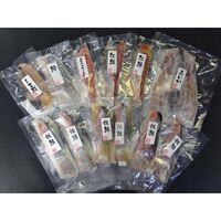 漬け魚切身詰合せ（秋鮭甘味噌漬切身×2、秋鮭粕漬切身×2、秋鮭西京漬切身×2、真鱈粕漬切身×1、しまほっけ甘味噌漬切身×1、紅鮭西京漬切身×2、トラウトサーモン粕漬切身×1、真いか粕漬け×1） / 冷凍 送料無料 セット