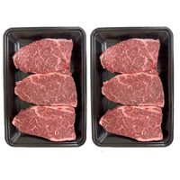 山形 米沢牛 ステーキ用（もも）6枚 計840g / 冷凍 送料無料 牛肉 黒毛和牛 国産