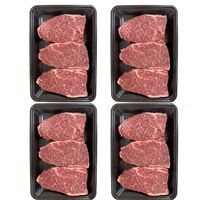 山形 米沢牛 ステーキ用（もも）12枚 計1320g / 冷凍 送料無料 牛肉 黒毛和牛 国産