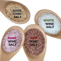 【ポスト投函】ワイン塩・赤ロゼ白、酒粕塩、4種セット / 常温 送料無料 塩 フレーバーソルト 詰め合わせ セット