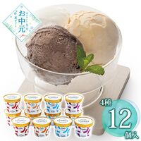 【お中元】ガレー プレミアムアイスクリーム12個セット≪供給期間：2026/6/16～2026/8/3≫ / 冷凍 送料無料 アイス 詰め合わせ セット