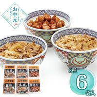 【お中元】吉野家 いろいろ丼セット≪供給期間：2026/6/16～2026/8/3≫ / 冷凍 送料無料 牛丼 豚丼 焼き鳥 詰め合わせ セット