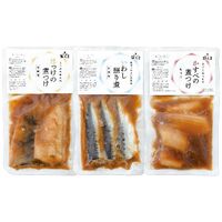 【お中元】｢銀くま｣お手軽煮つけセット≪供給期間：2026/6/16～2026/8/3≫ / 冷凍 送料無料 煮魚 詰め合わせ セット