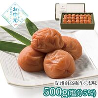 【お中元】梅道 紀州南高梅うす塩味≪供給期間：2026/6/16～2026/8/3≫ / 常温 送料無料 梅干し うめぼし