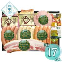 【お中元】千成亭 マイスター上田特選セット≪供給期間：2026/6/16～2026/8/3≫ / 冷蔵 送料無料 ハム ウインナー 詰め合わせ セット