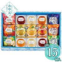 【お中元】創菓京づる フルーティーギフト FI-30≪供給期間：2026/6/16～2026/8/3≫ / 常温 送料無料 ゼリー 詰め合わせ セット