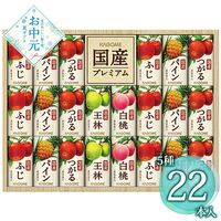 【お中元】カゴメ 国産プレミアムフルーツジュースギフト(紙容器) KT-50Y≪供給期間：2026/6/16～2026/8/3≫ / 常温 送料無料 ジュース 詰め合わせ セット