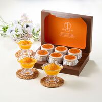 【上代厳守】「銀座千疋屋」 銀座まるごとみかんぜりぃ 6個 / 常温 送料無料 ゼリー ギフト プレゼント