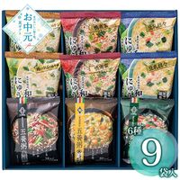 【お中元】くらすわ 和養生にゅうめん3種と五養粥3種 9食セット WGK-30≪供給期間：2026/6/16～2026/8/3≫ / 常温 送料無料 素麺 そうめん お粥 詰め合わせ セット