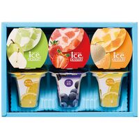 【お中元】ひととえ 凍らせて食べる アイスデザート～国産フルーツ入り～ IDF-15≪供給期間：2026/6/16～2026/8/3≫ / 常温 送料無料 詰め合わせ セット