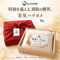 【上代厳守】美里ハナヨメ 3kg / 常温 送料無料 米 無洗米 ひとめぼれ ギフト お祝い