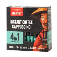 [5箱セット]スティックコーヒー｜MR.VIET 4in1カプチーノ（甘いカプチーノ ） / 常温 送料無料 インスタント コーヒー ベトナム