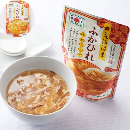 【倉入れ】 宮城　気仙沼産　ふかひれ濃縮スープ (ケース入数：40×2,ロット：1)