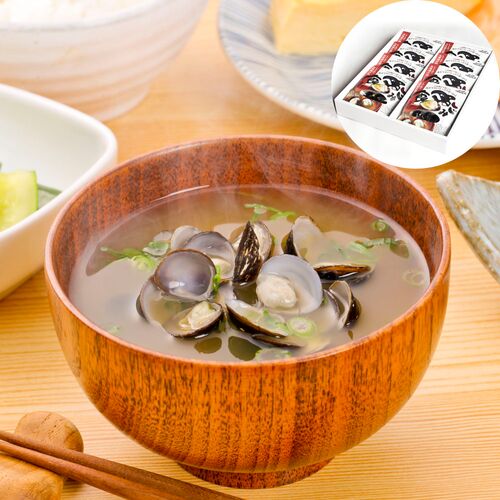【倉入れ】 島根　宍道湖産大和しじみお味噌汁セット Bセット (ケース入数：10,ロット：2)