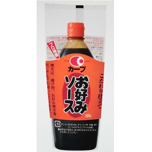 【倉入れ】 カープお好みソース (ケース入数：12,ロット：10)
