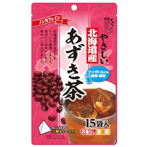 【倉入れ】 健茶館　北海道産あずき茶15P　TT (ケース入数：12,ロット：10)