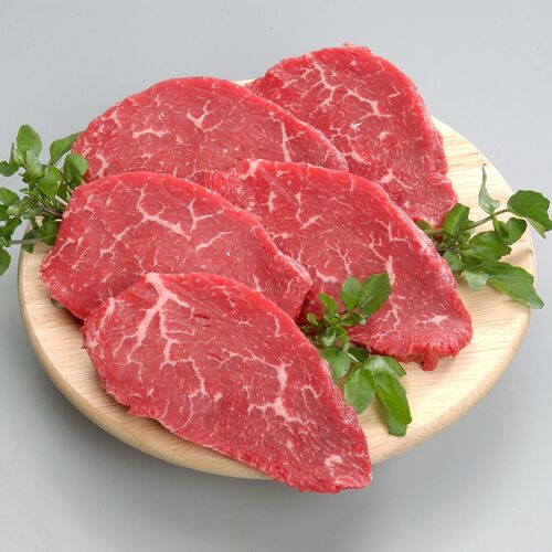 九州産黒毛和牛 ミニモモステーキ 60g×5 / 牛肉 ステーキ 送料無料