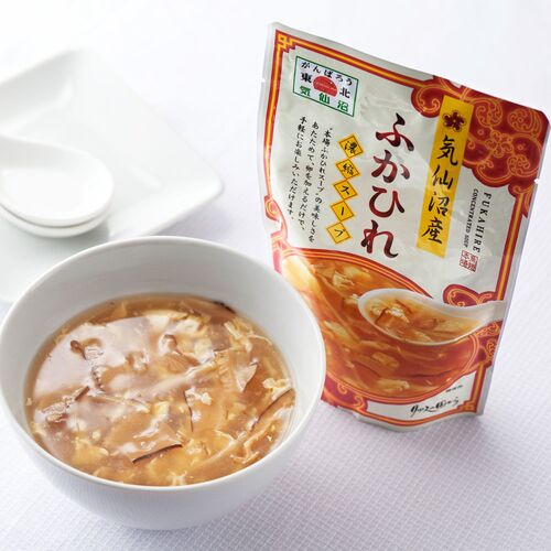 【倉入れ】 宮城　気仙沼産　ふかひれ濃縮スープ (ケース入数：40×2,ロット：1)