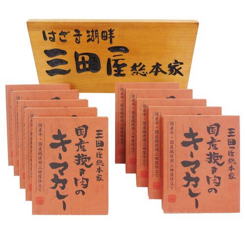 三田屋総本家 国産挽き肉のキーマカレー10食入（ご自宅用）